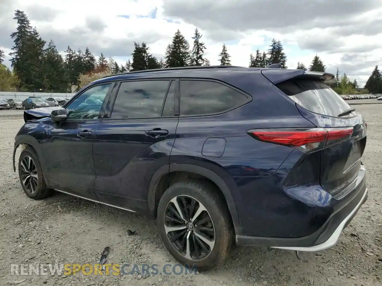 2 Photograph of a damaged car 5TDLZRBH4MS113995 TOYOTA HIGHLANDER 2021