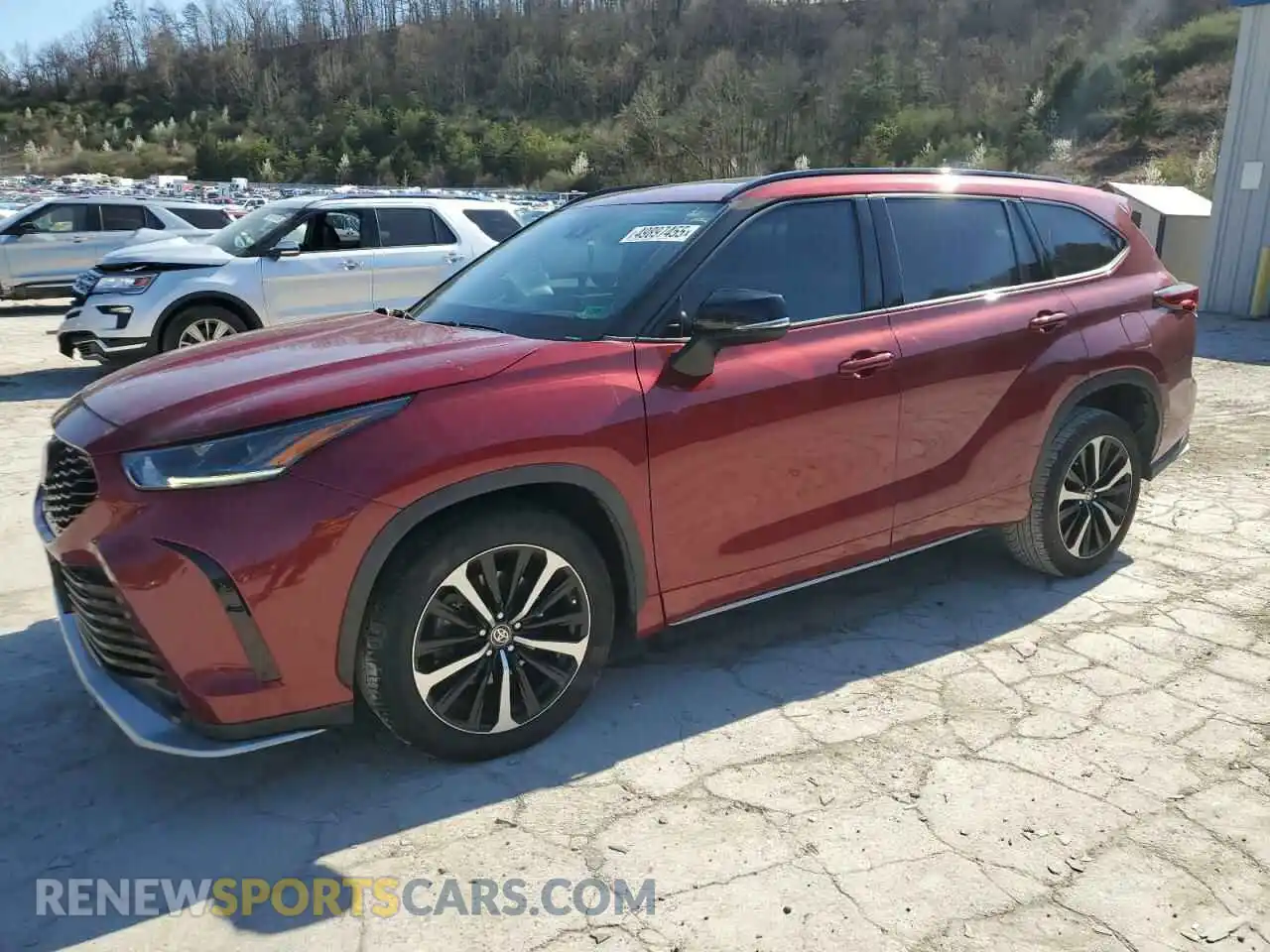 1 Photograph of a damaged car 5TDLZRBH6MS076478 TOYOTA HIGHLANDER 2021