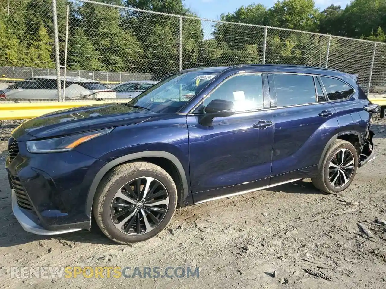 1 Photograph of a damaged car 5TDLZRBH6MS118437 TOYOTA HIGHLANDER 2021