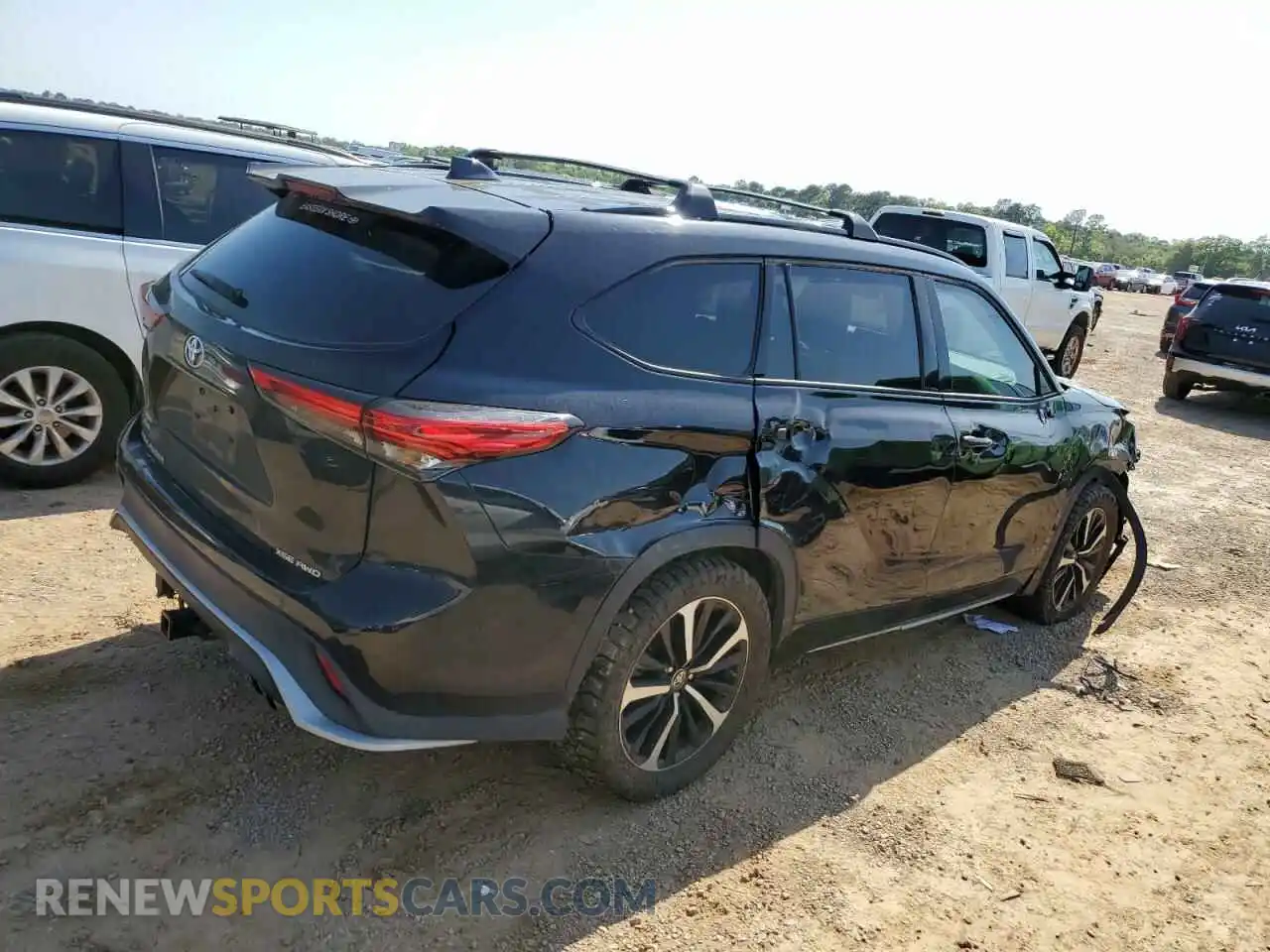 3 Фотография поврежденного автомобиля 5TDLZRBH7MS144710 TOYOTA HIGHLANDER 2021