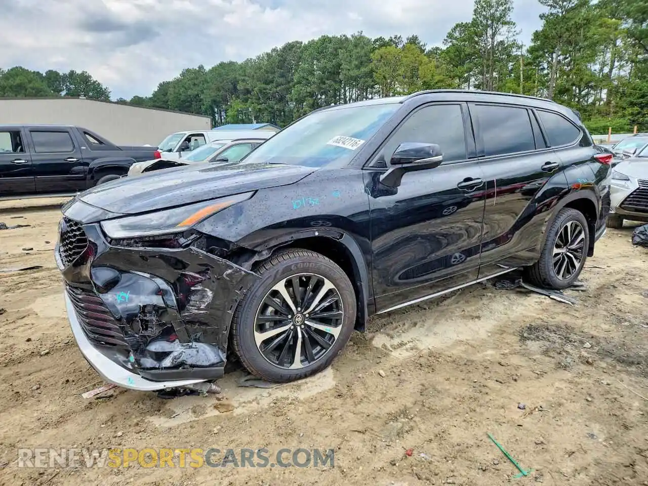 1 Photograph of a damaged car 5TDLZRBH8MS106919 TOYOTA HIGHLANDER 2021