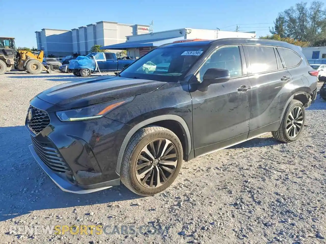 1 Photograph of a damaged car 5TDLZRBH9MS127245 TOYOTA HIGHLANDER 2021