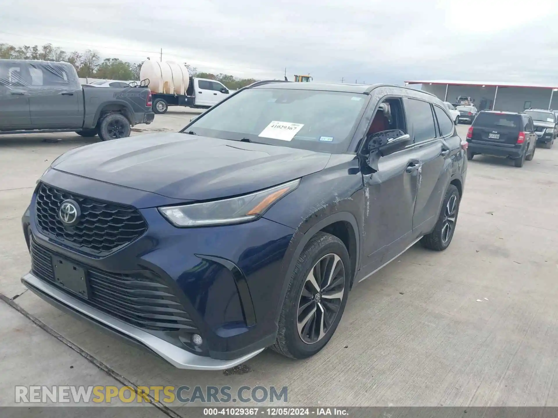 2 Photograph of a damaged car 5TDLZRBHXMS079688 TOYOTA HIGHLANDER 2021