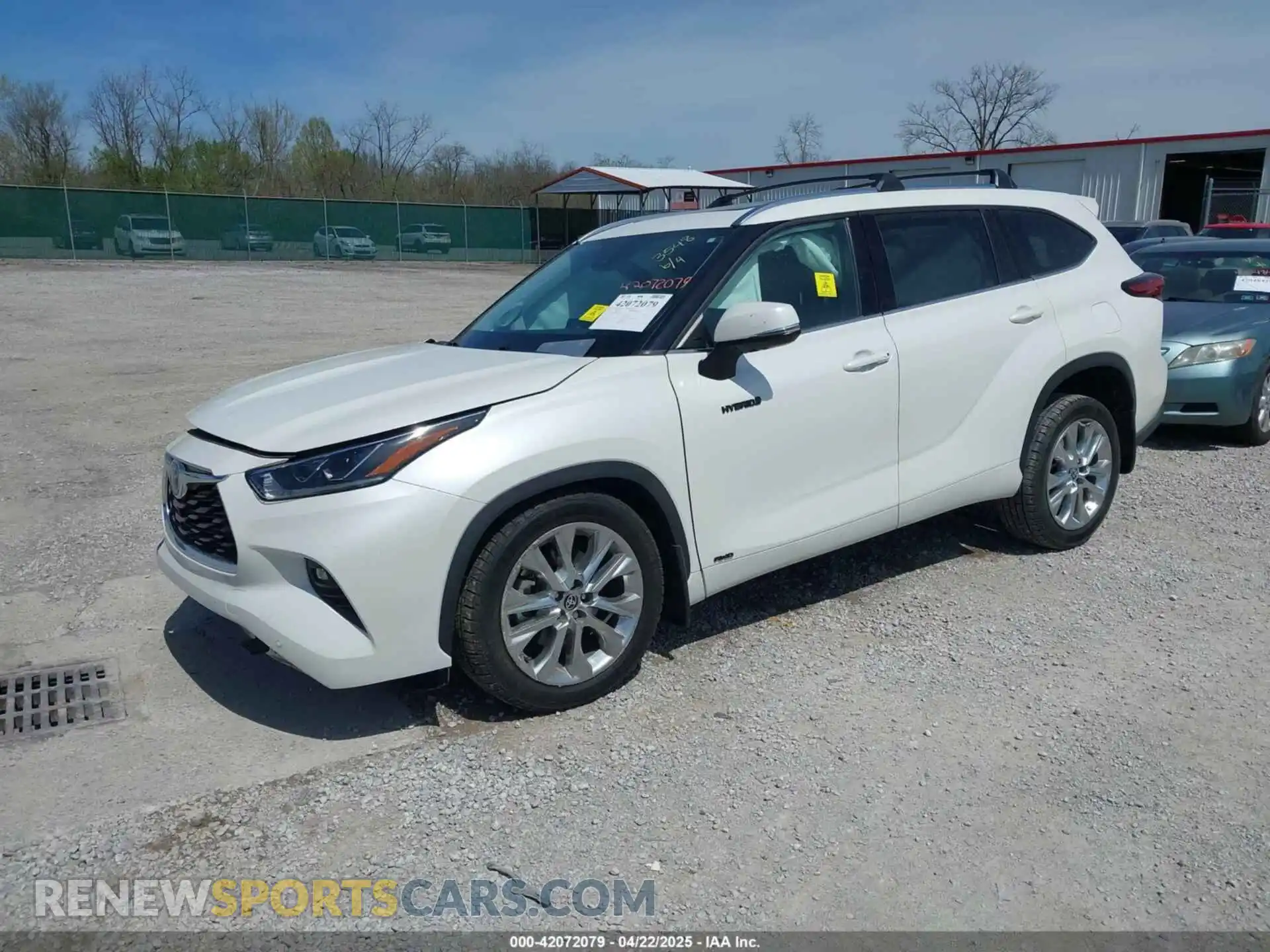 2 Photograph of a damaged car 5TDXBRCH0MS033548 TOYOTA HIGHLANDER 2021