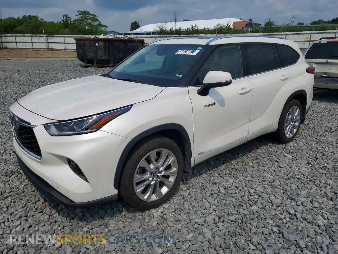 1 Photograph of a damaged car 5TDXBRCH2MS519326 TOYOTA HIGHLANDER 2021