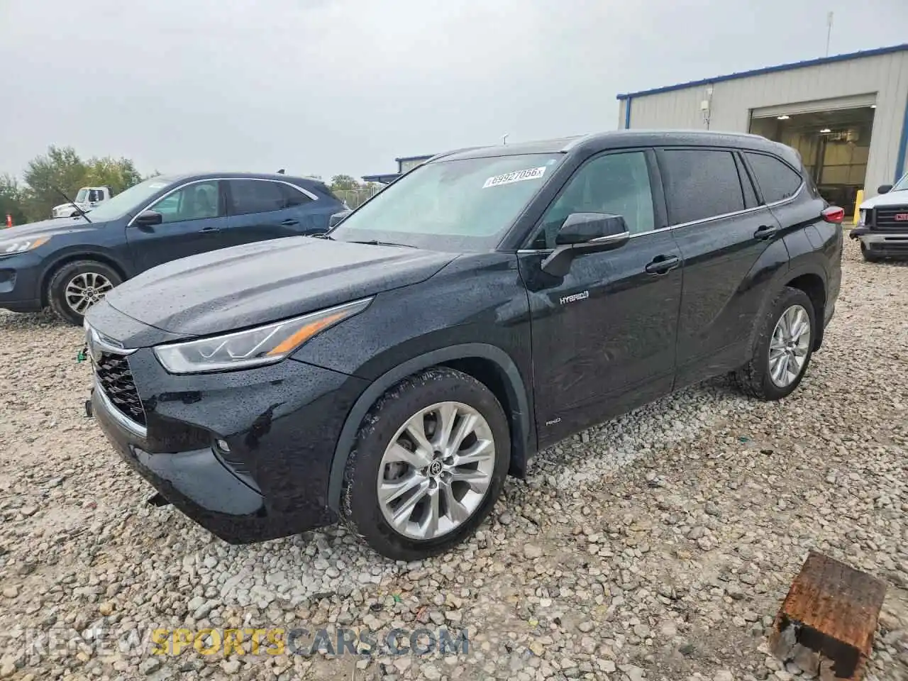 1 fotografías del automóvil dañado 5TDXBRCH3MS519786 TOYOTA HIGHLANDER 2021