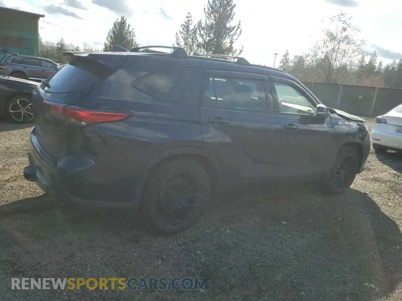3 Photograph of a damaged car 5TDXBRCH7MS048435 TOYOTA HIGHLANDER 2021
