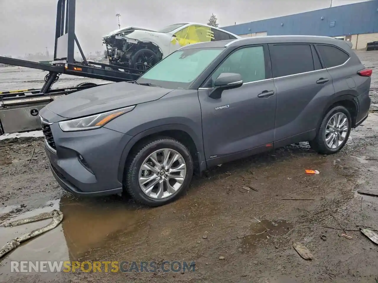 1 Photograph of a damaged car 5TDXBRCH7MS520729 TOYOTA HIGHLANDER 2021
