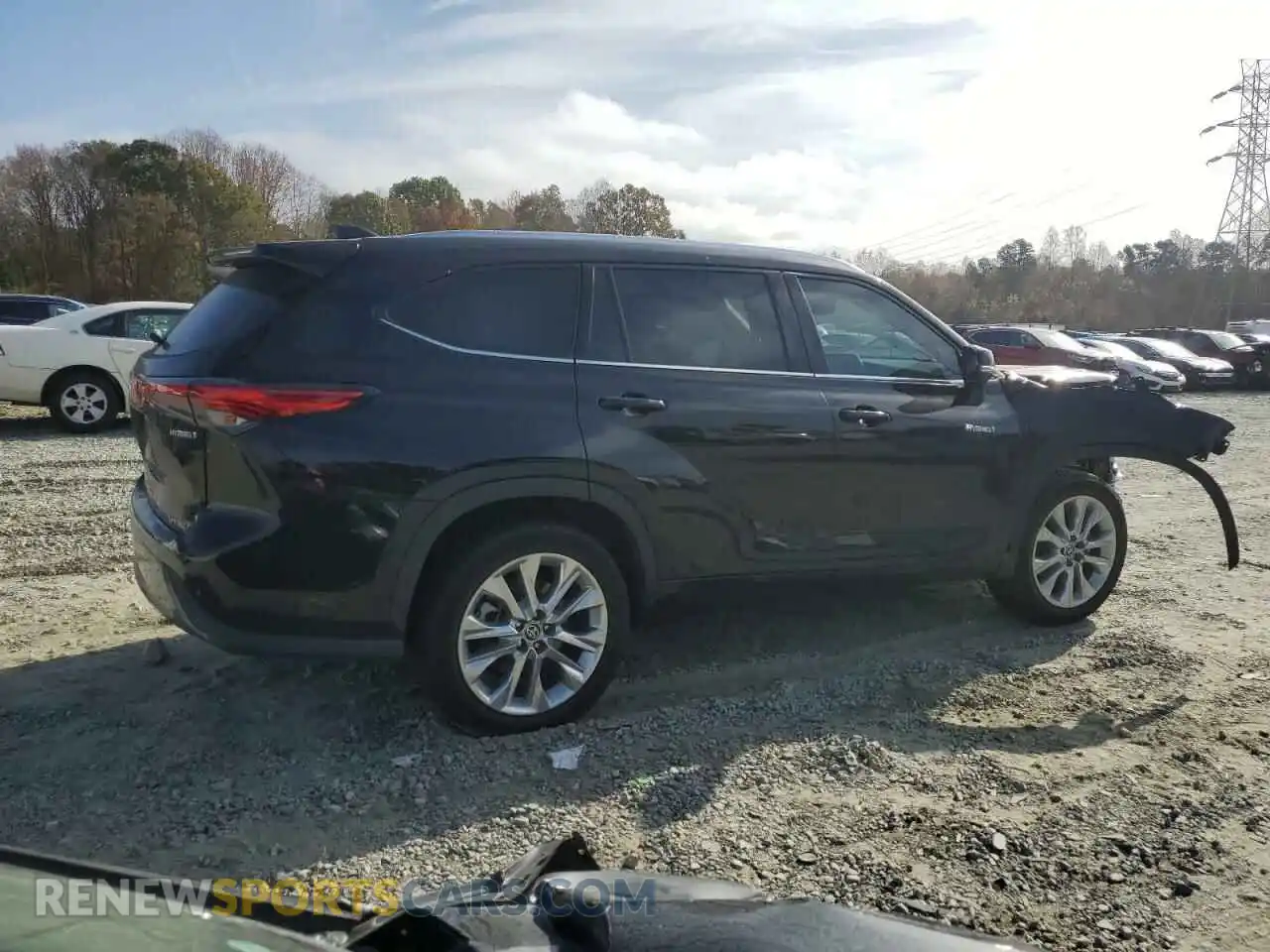 3 Photograph of a damaged car 5TDYARAH2MS505811 TOYOTA HIGHLANDER 2021