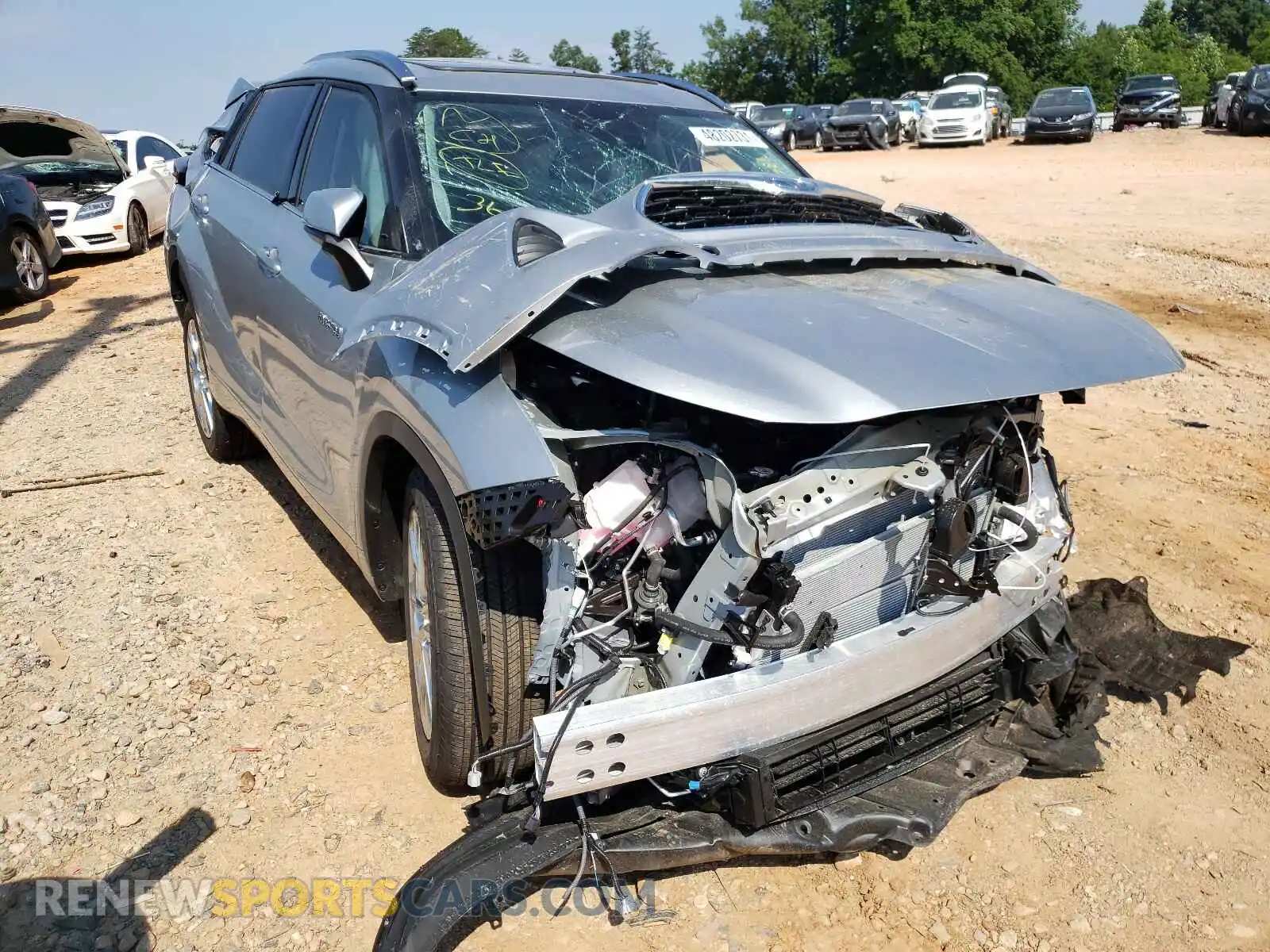 1 Photograph of a damaged car 5TDYARAH2MS507056 TOYOTA HIGHLANDER 2021