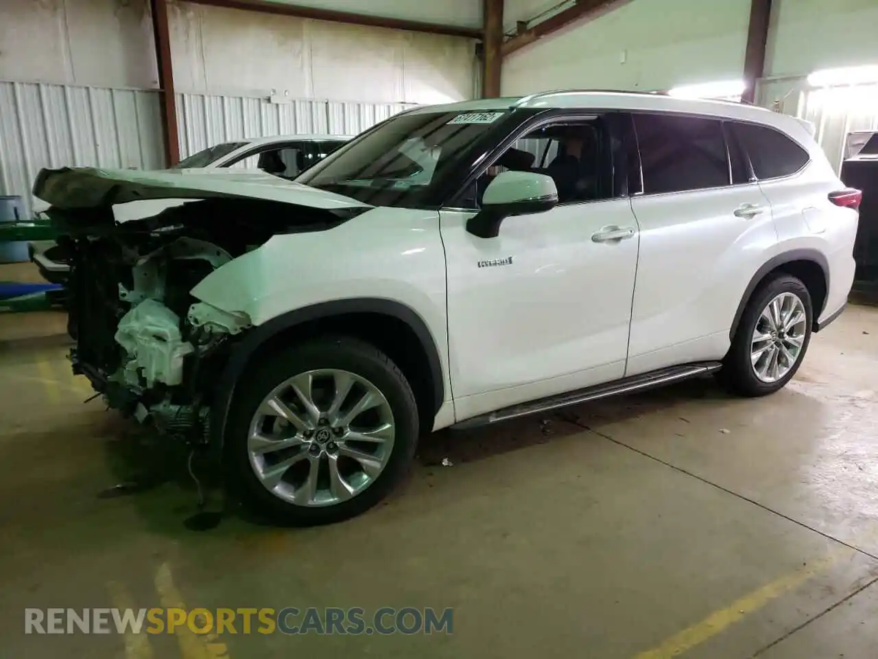 1 Photograph of a damaged car 5TDYARAH5MS005433 TOYOTA HIGHLANDER 2021