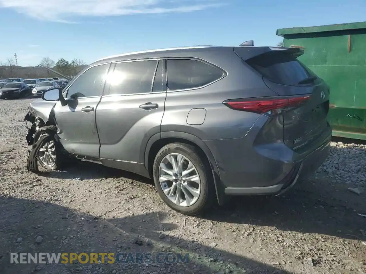 2 Фотография поврежденного автомобиля 5TDYZRAH1MS040298 TOYOTA HIGHLANDER 2021