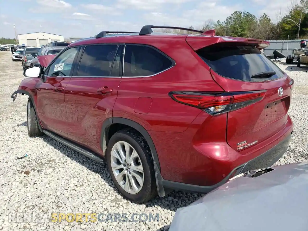 3 Photograph of a damaged car 5TDYZRAH1MS077044 TOYOTA HIGHLANDER 2021