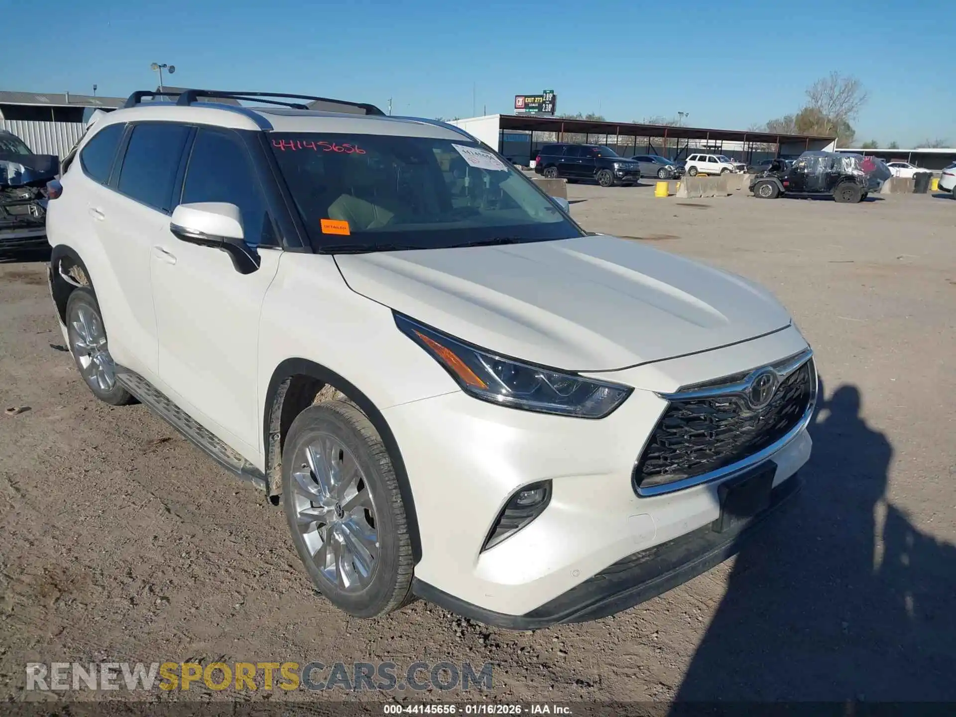 1 Photograph of a damaged car 5TDYZRAH3MS532976 TOYOTA HIGHLANDER 2021