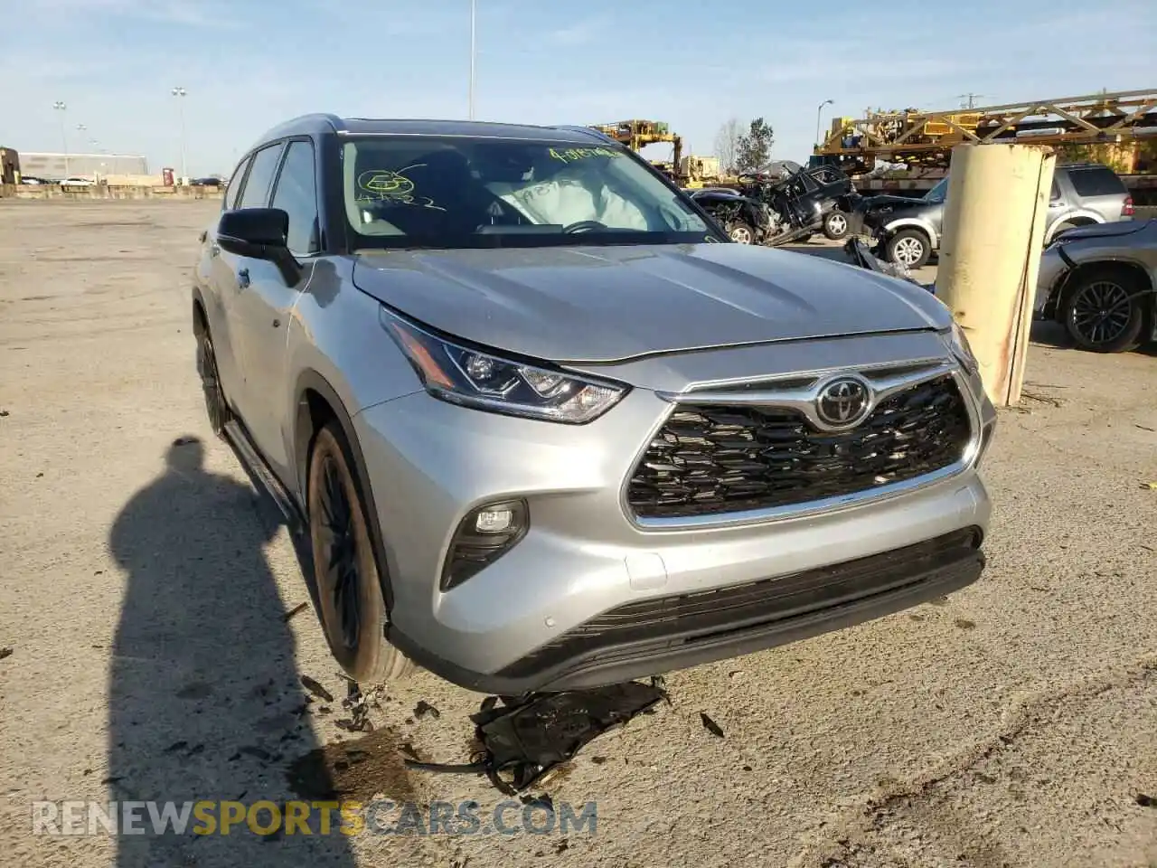 1 Photograph of a damaged car 5TDYZRAH4MS072436 TOYOTA HIGHLANDER 2021