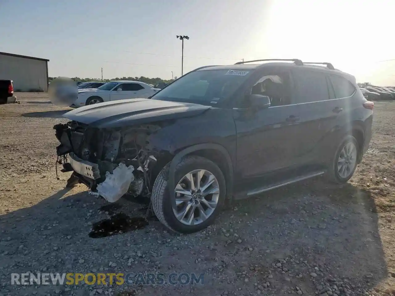 1 Photograph of a damaged car 5TDYZRAH4MS528242 TOYOTA HIGHLANDER 2021