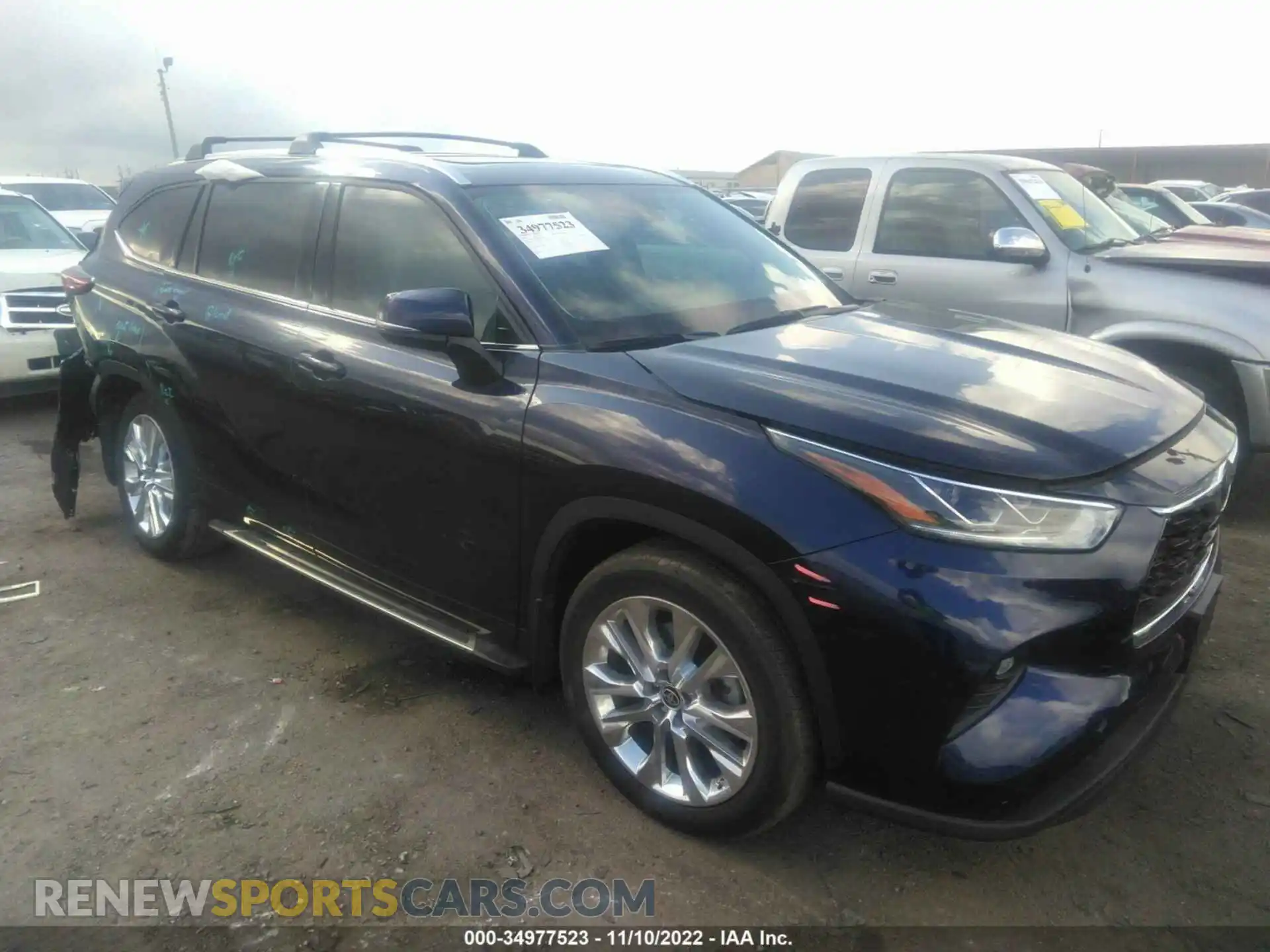 1 Photograph of a damaged car 5TDYZRAH6MS050471 TOYOTA HIGHLANDER 2021
