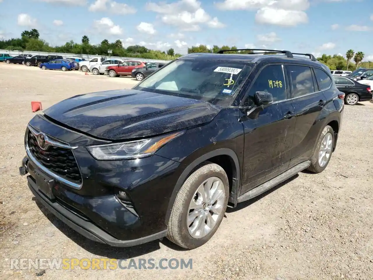 2 Photograph of a damaged car 5TDYZRAH8MS082290 TOYOTA HIGHLANDER 2021