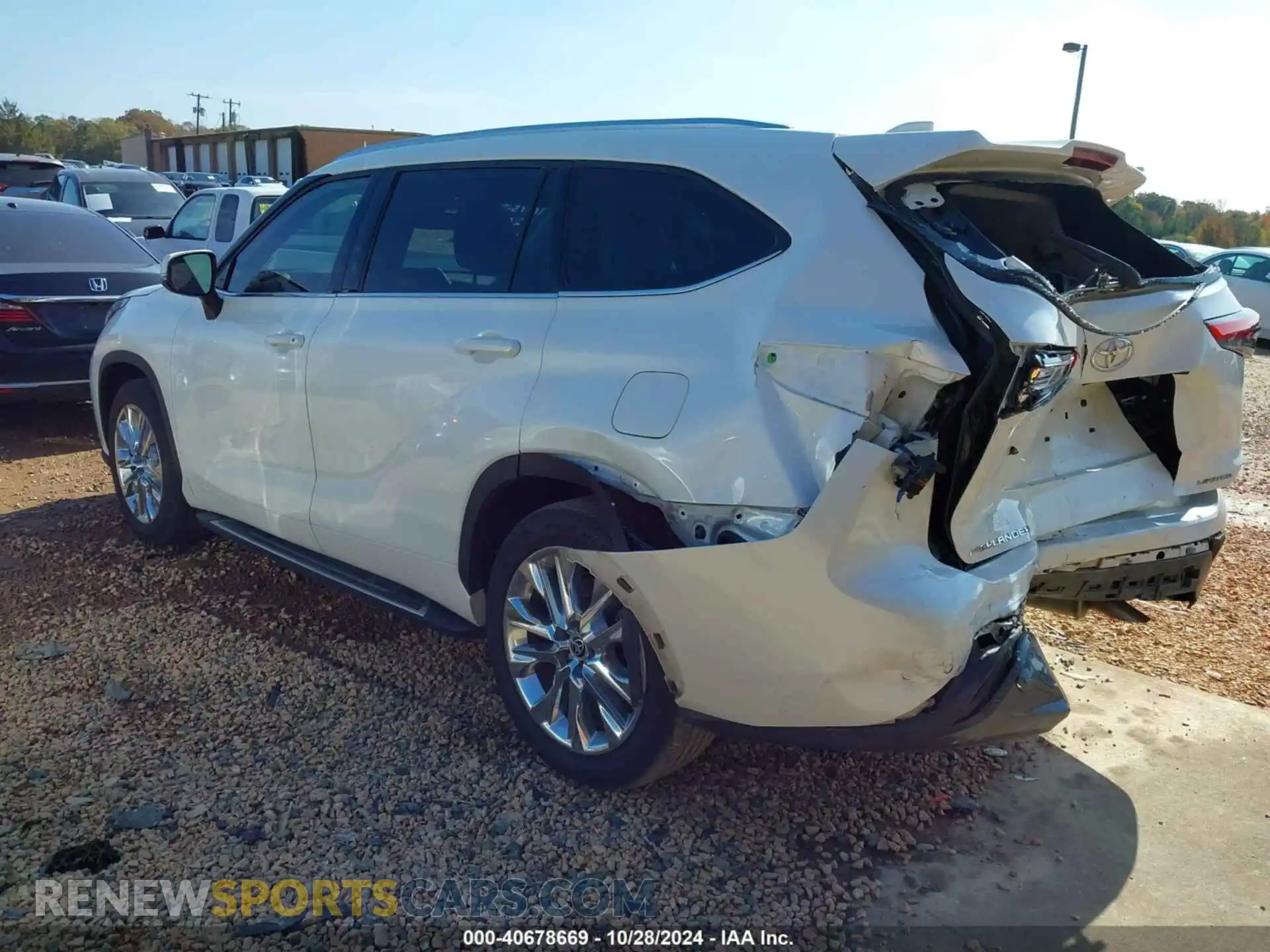 3 Photograph of a damaged car 5TDYZRAH9MS071685 TOYOTA HIGHLANDER 2021