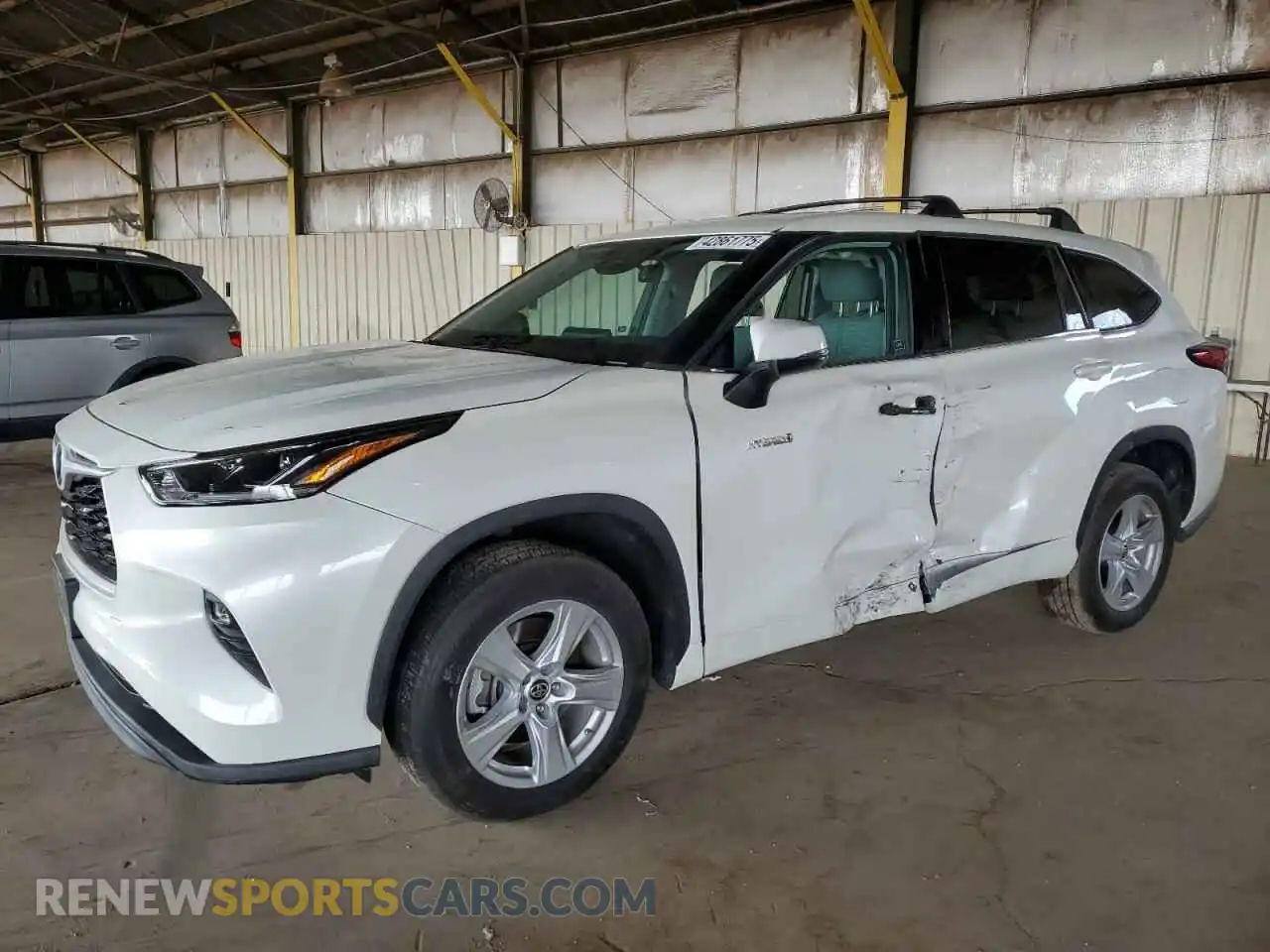 1 fotografías del automóvil dañado 5TDZARAH2MS006608 TOYOTA HIGHLANDER 2021