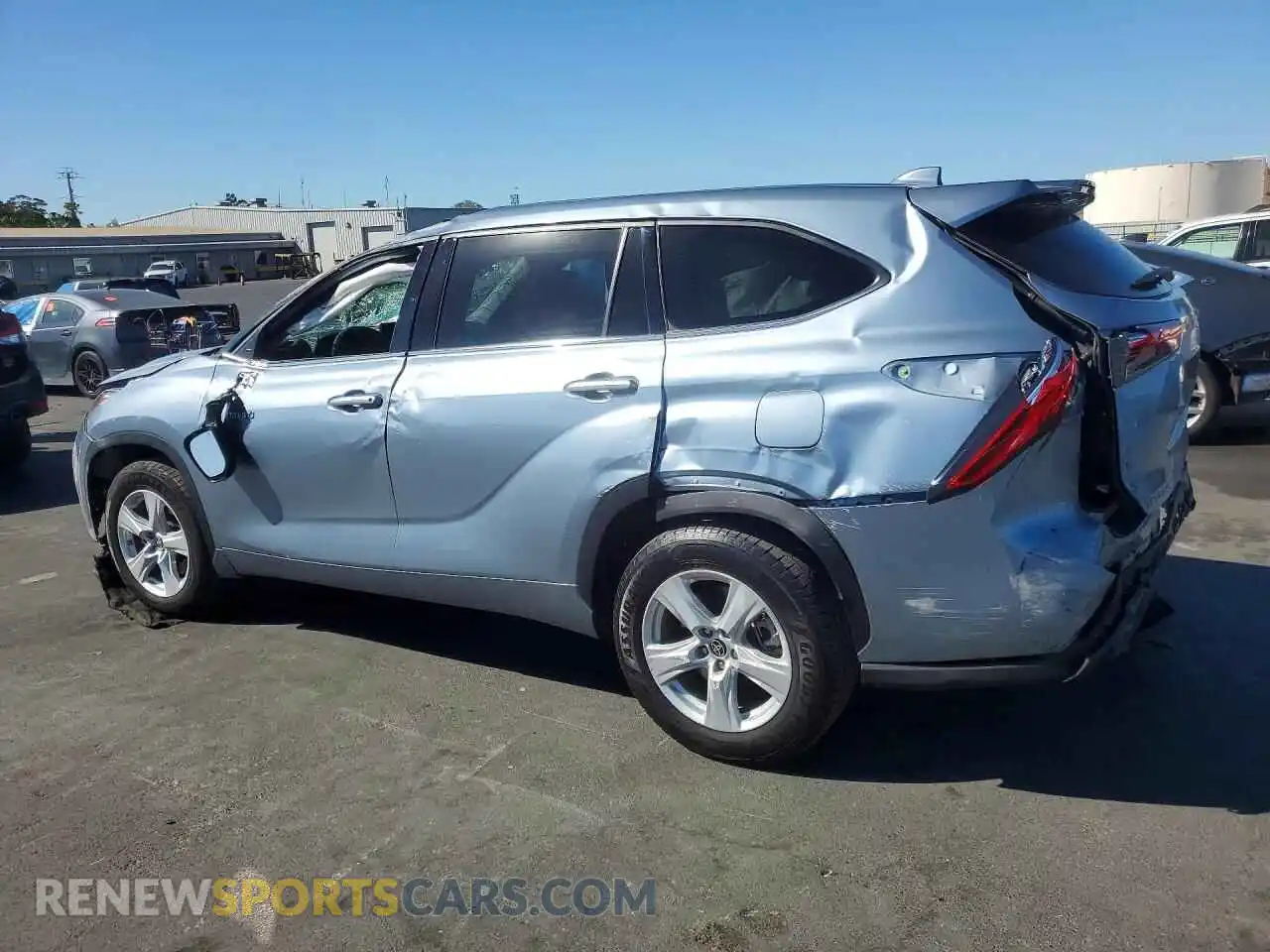 2 Photograph of a damaged car 5TDZARAH2MS009959 TOYOTA HIGHLANDER 2021