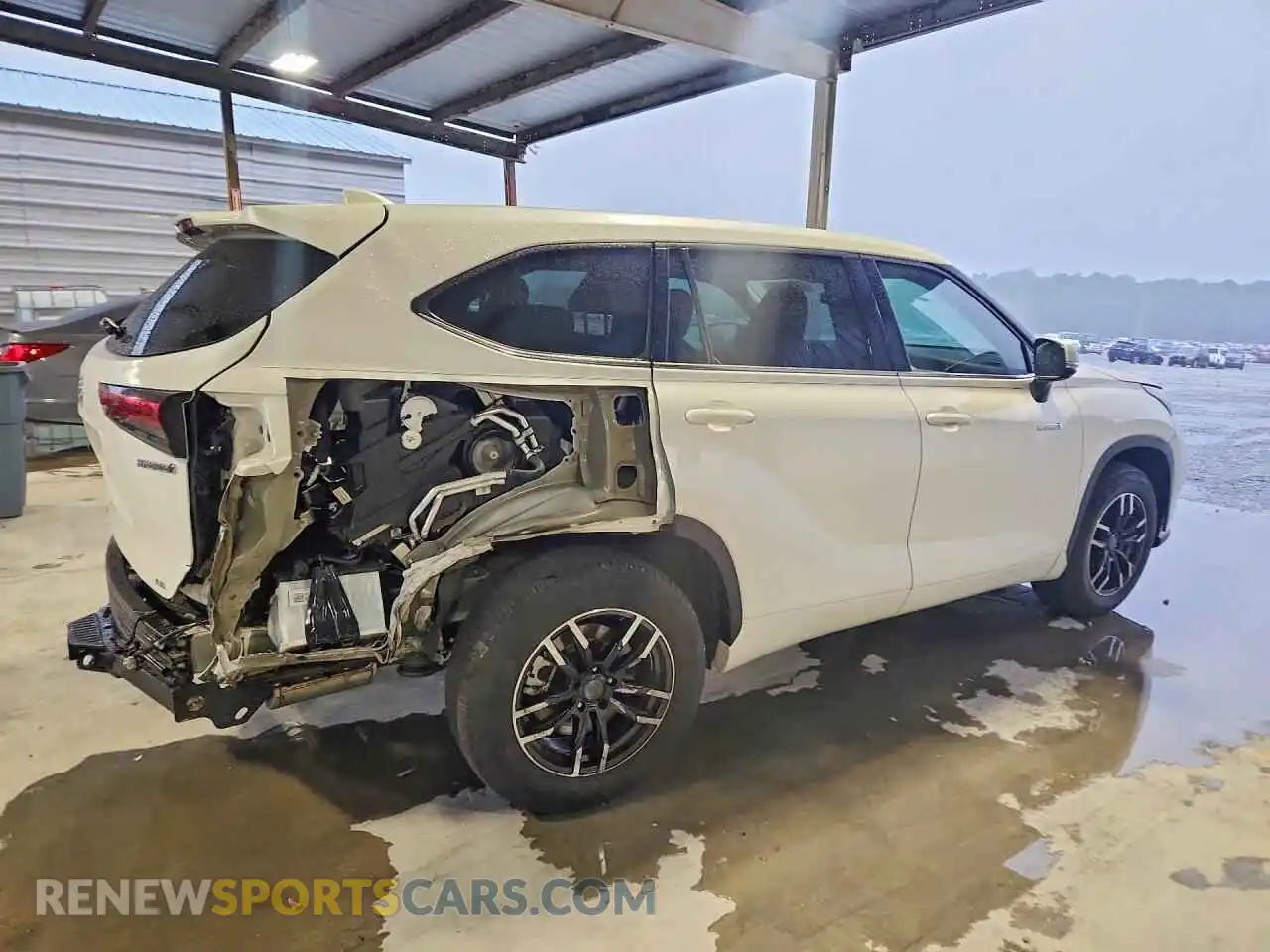 3 Фотография поврежденного автомобиля 5TDZARAH2MS504663 TOYOTA HIGHLANDER 2021