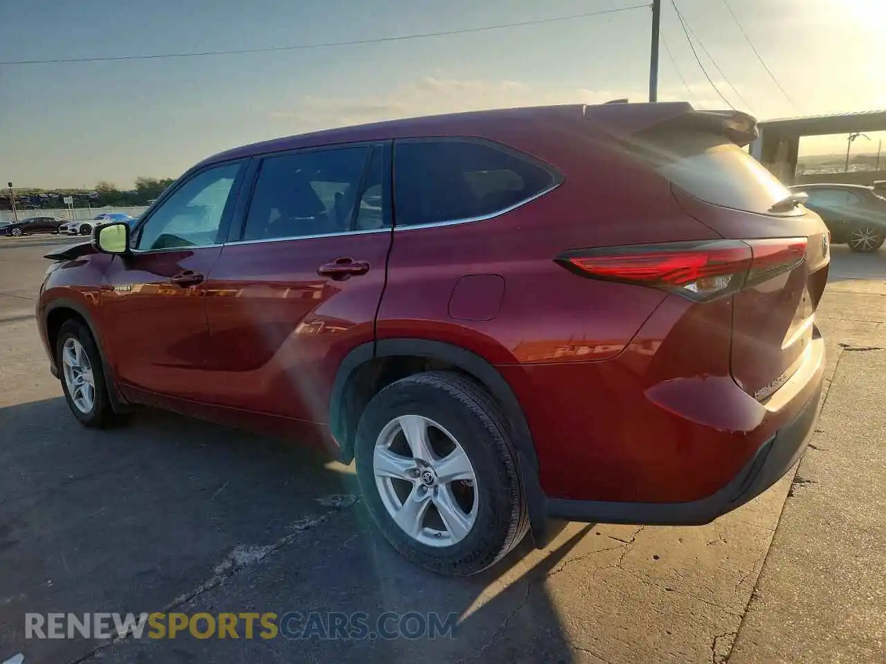 2 Фотография поврежденного автомобиля 5TDZARAH3MS008545 TOYOTA HIGHLANDER 2021