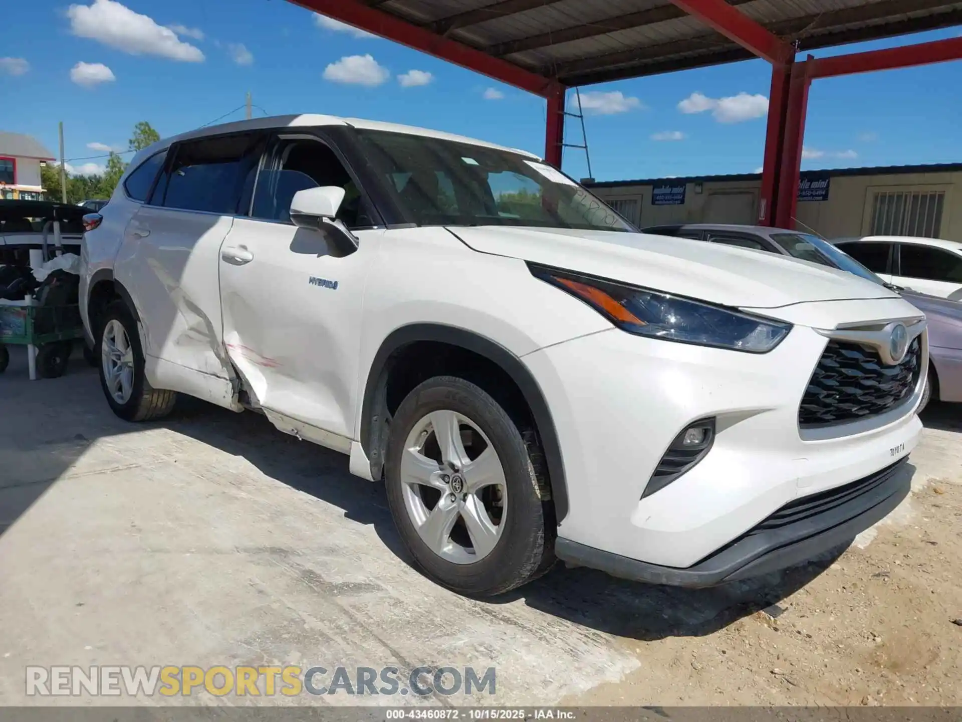 1 Фотография поврежденного автомобиля 5TDZARAH5MS504642 TOYOTA HIGHLANDER 2021