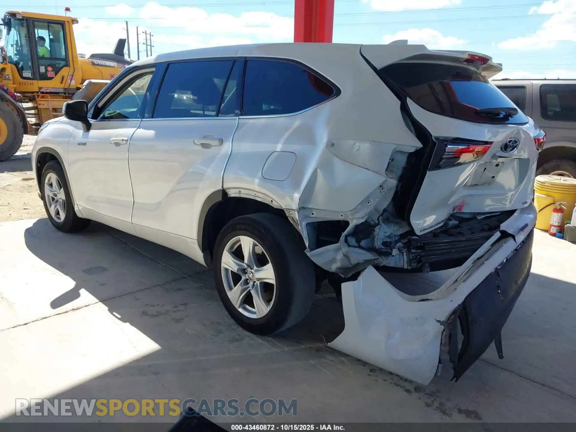 3 Фотография поврежденного автомобиля 5TDZARAH5MS504642 TOYOTA HIGHLANDER 2021