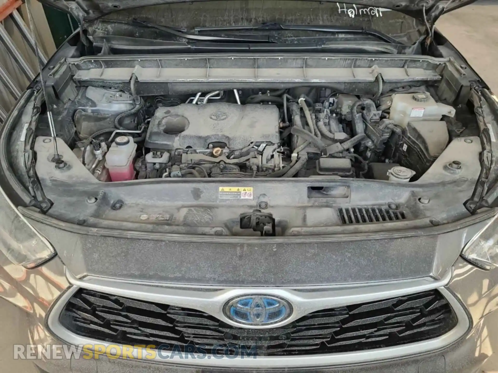 1 Photograph of a damaged car 5TDZARAH5MS507136 TOYOTA HIGHLANDER 2021