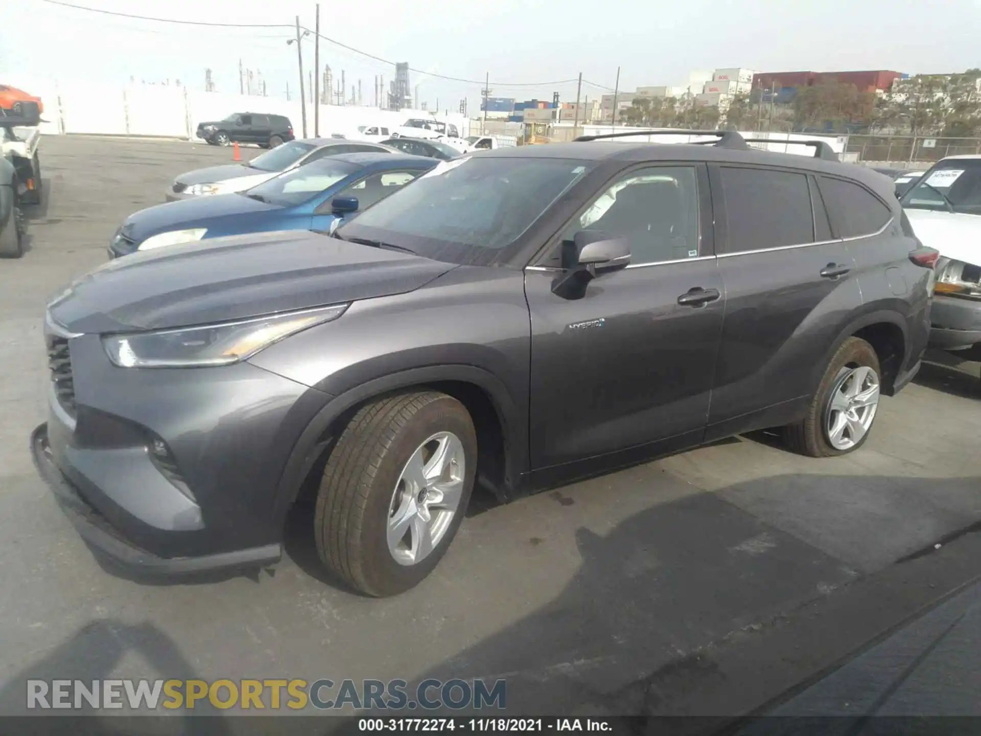 2 Photograph of a damaged car 5TDZARAHXMS506774 TOYOTA HIGHLANDER 2021
