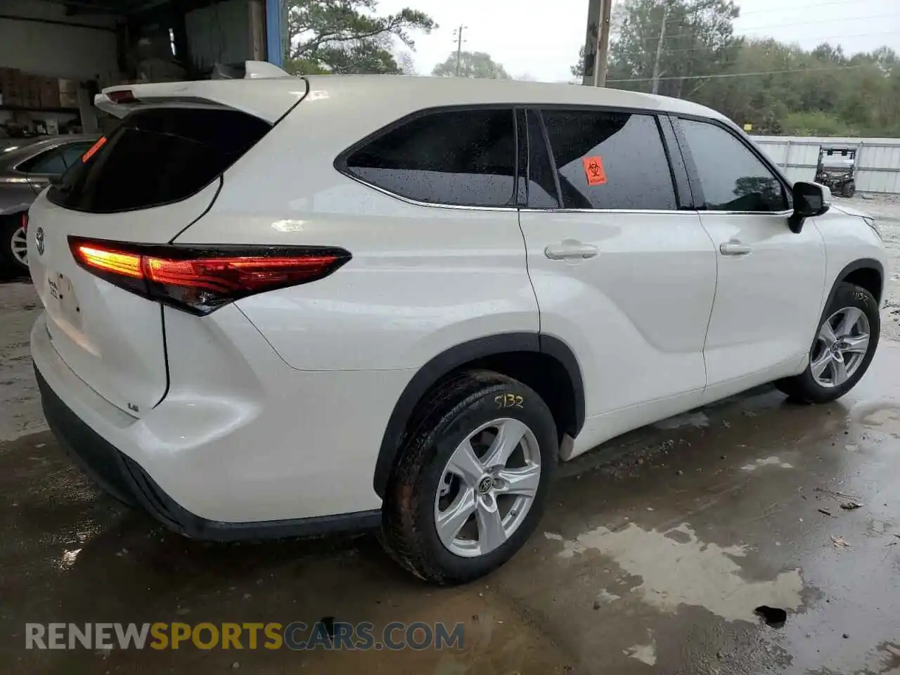 3 Photograph of a damaged car 5TDZZRAH1MS073029 TOYOTA HIGHLANDER 2021