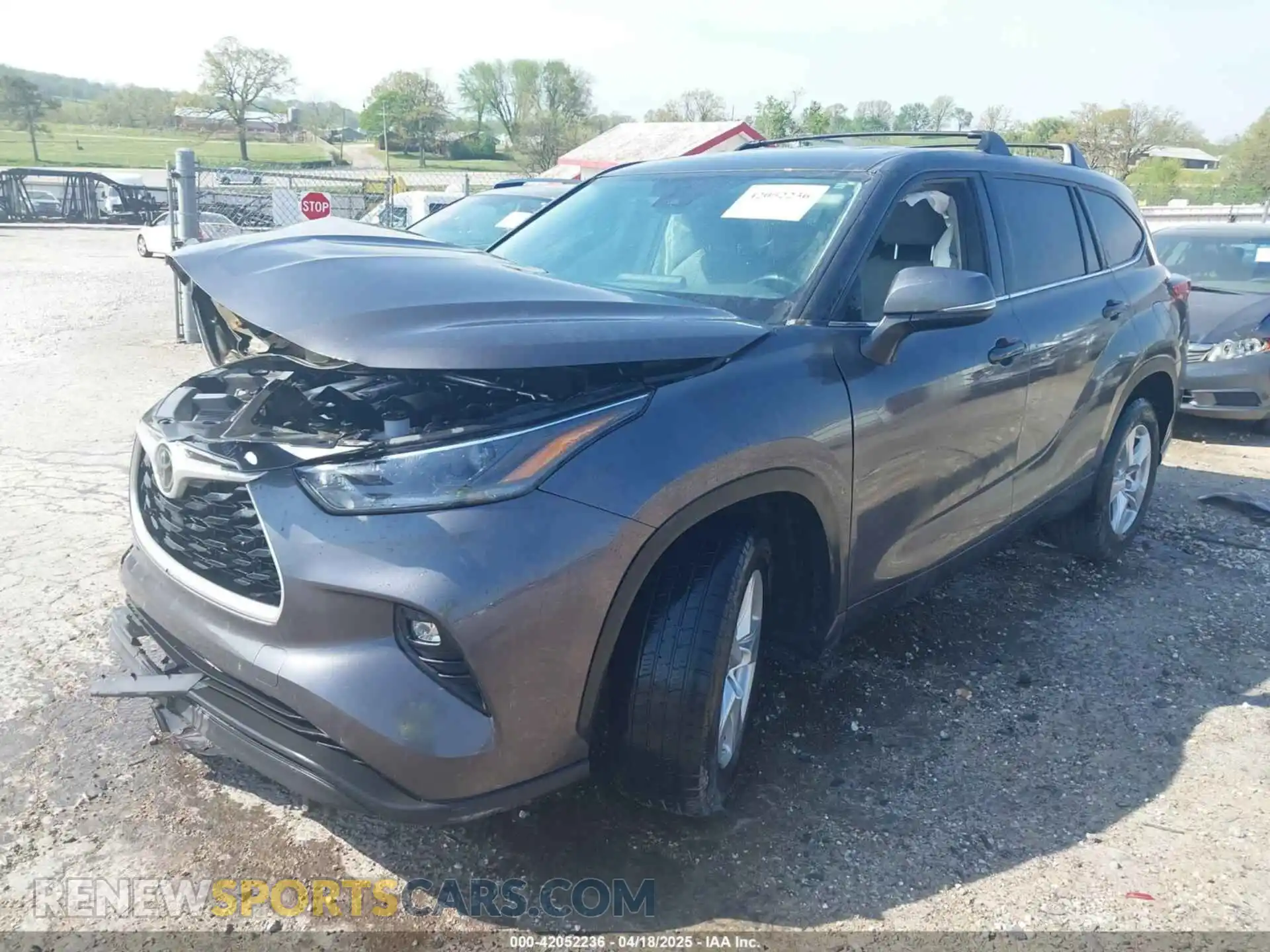 2 Photograph of a damaged car 5TDZZRAH3MS523182 TOYOTA HIGHLANDER 2021