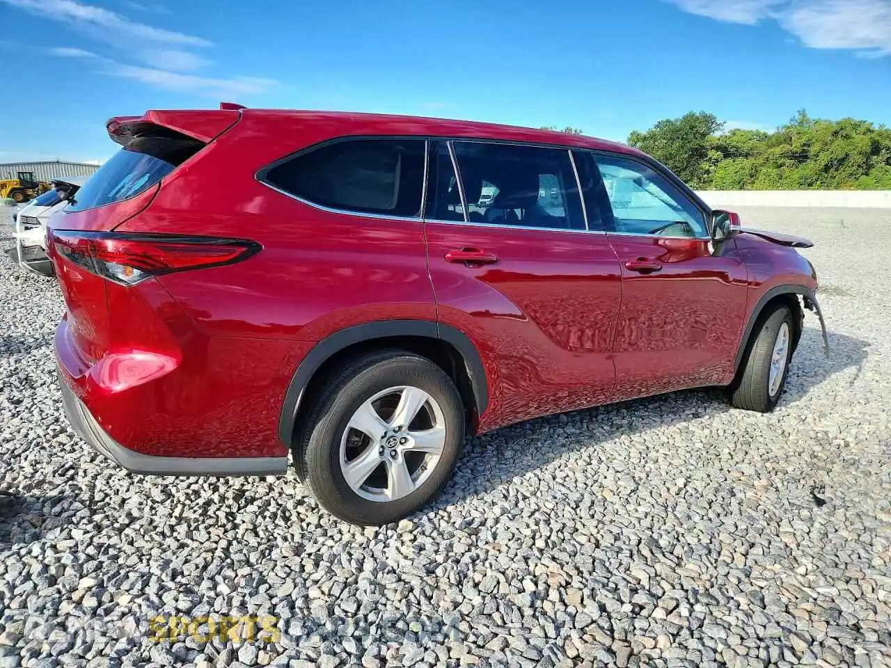 3 fotografías del automóvil dañado 5TDZZRAH5MS037103 TOYOTA HIGHLANDER 2021
