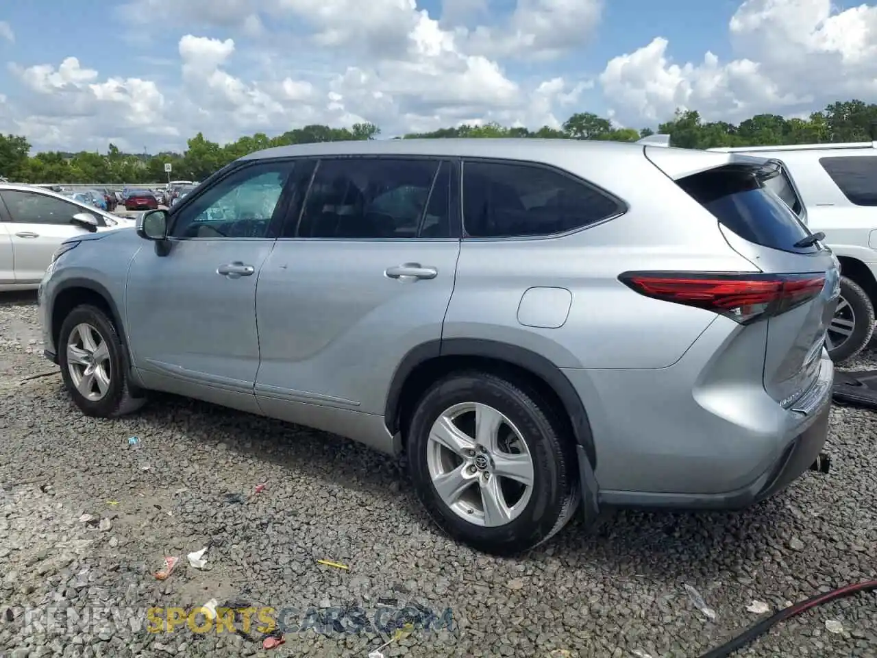 2 Photograph of a damaged car 5TDZZRAH8MS055448 TOYOTA HIGHLANDER 2021