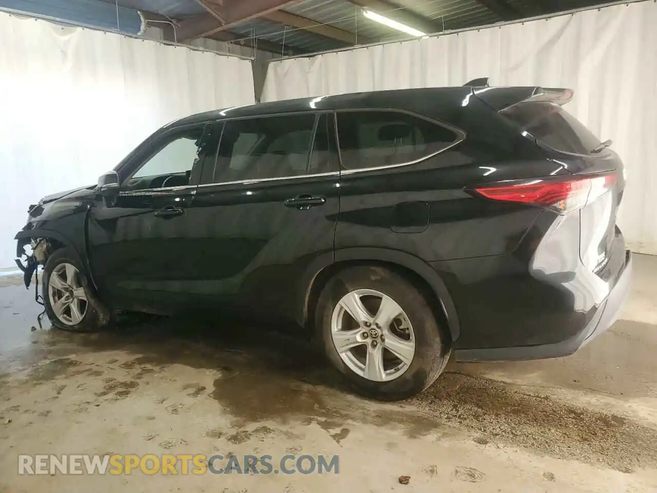 2 Photograph of a damaged car 5TDZZRAH8MS521752 TOYOTA HIGHLANDER 2021