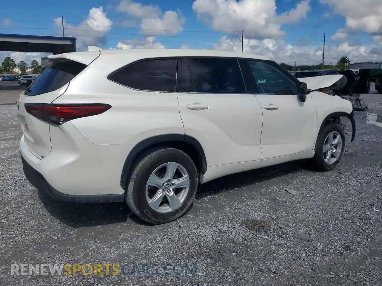 3 Photograph of a damaged car 5TDZZRAH8MS526014 TOYOTA HIGHLANDER 2021