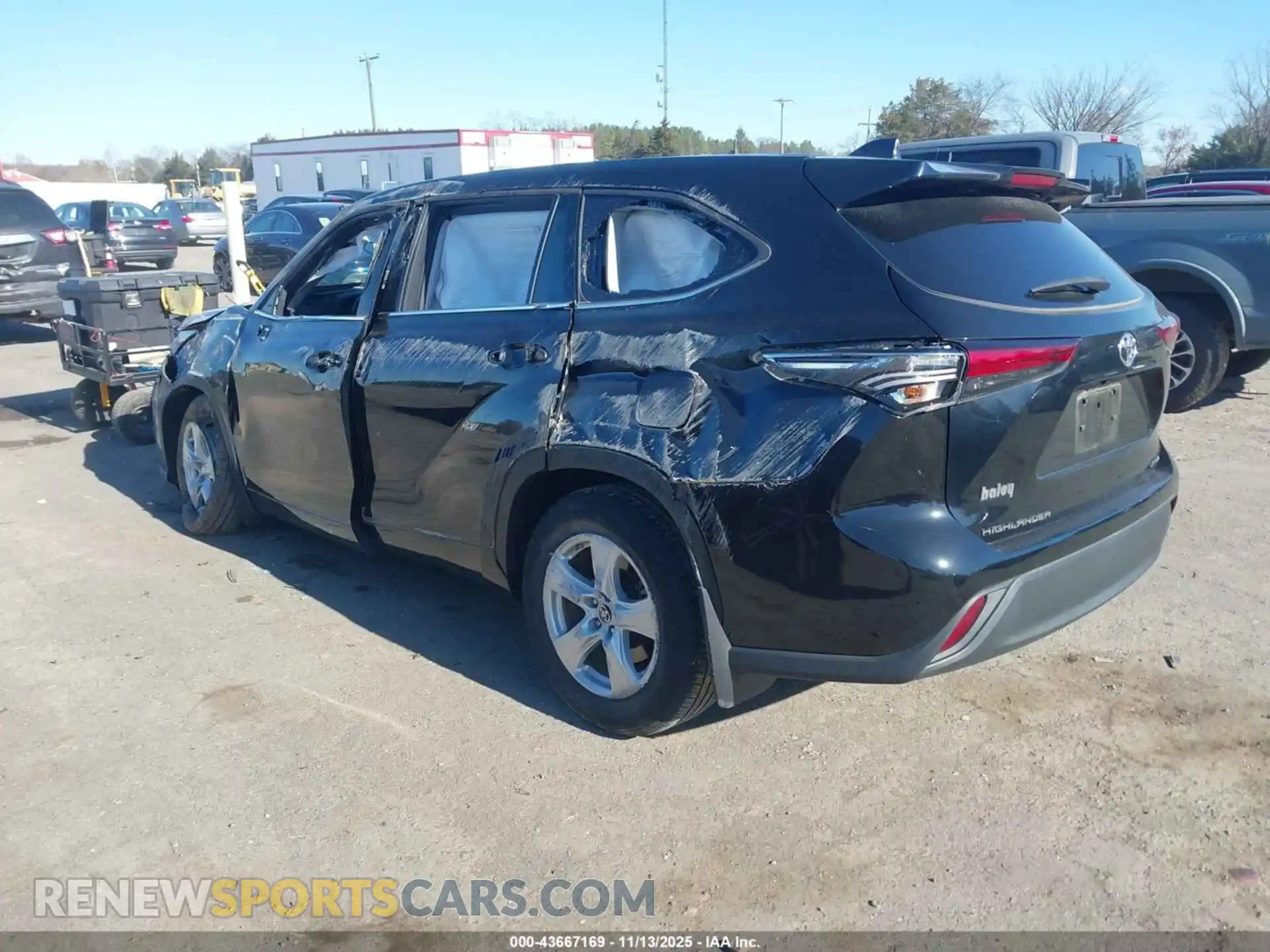 3 Фотография поврежденного автомобиля 5TDBZRBH6NS583555 TOYOTA HIGHLANDER 2022