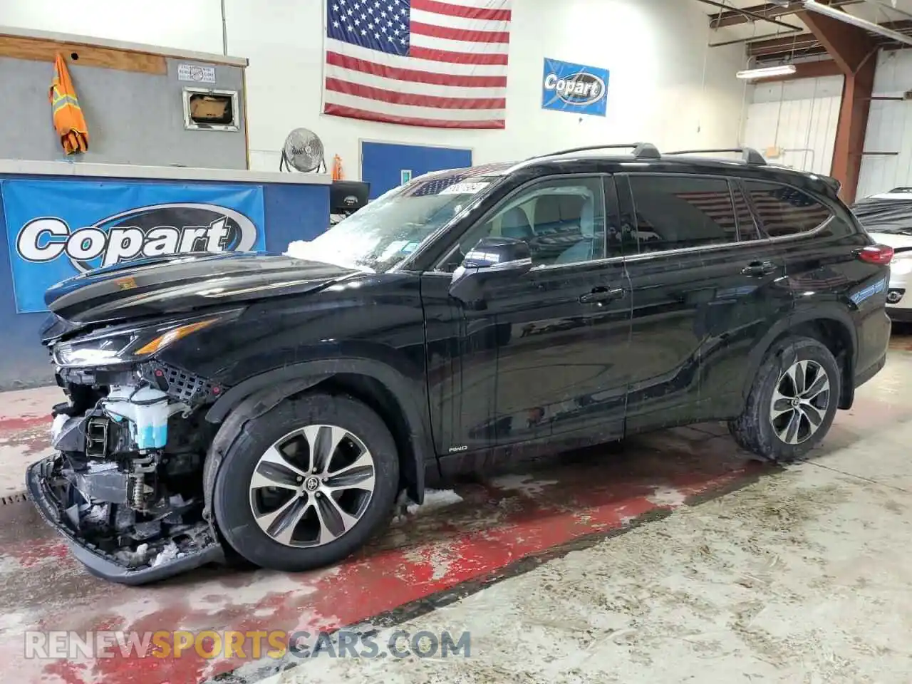 1 fotografías del automóvil dañado 5TDGBRCHXNS538109 TOYOTA HIGHLANDER 2022