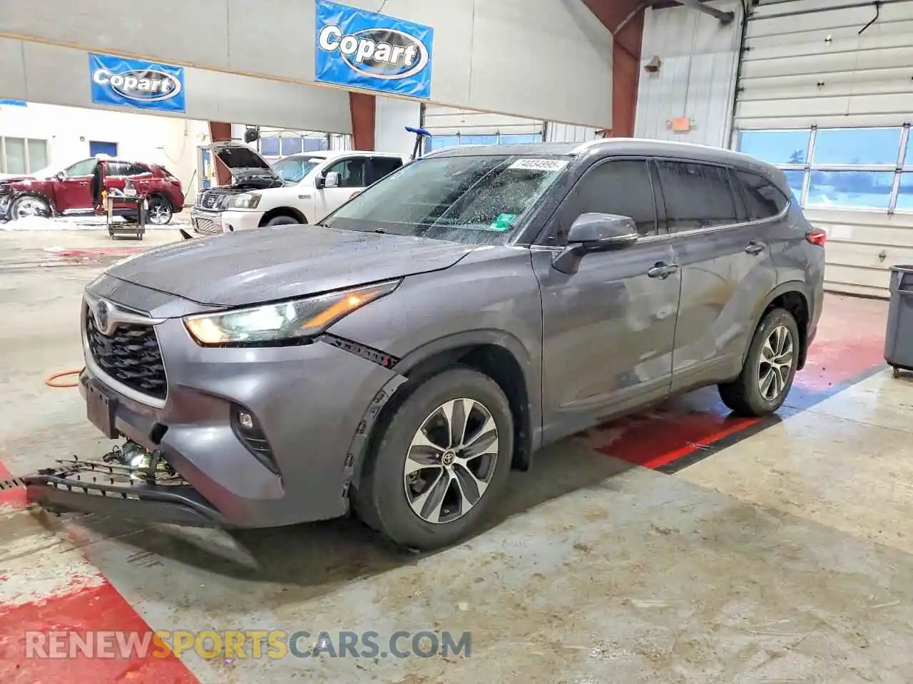 1 fotografías del automóvil dañado 5TDGZRBH2NS578469 TOYOTA HIGHLANDER 2022