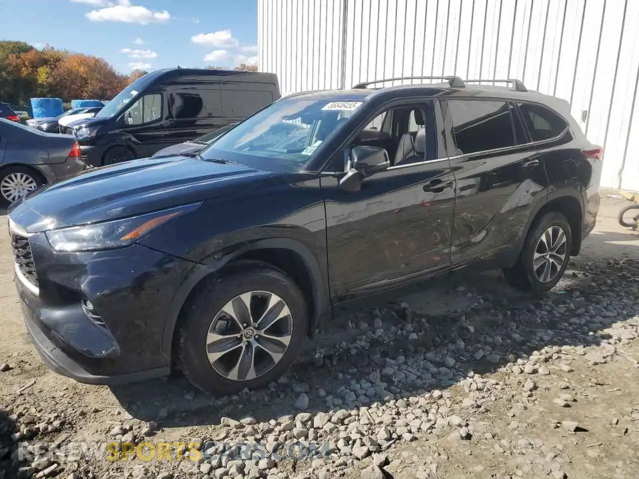 1 fotografías del automóvil dañado 5TDGZRBH6NS236250 TOYOTA HIGHLANDER 2022