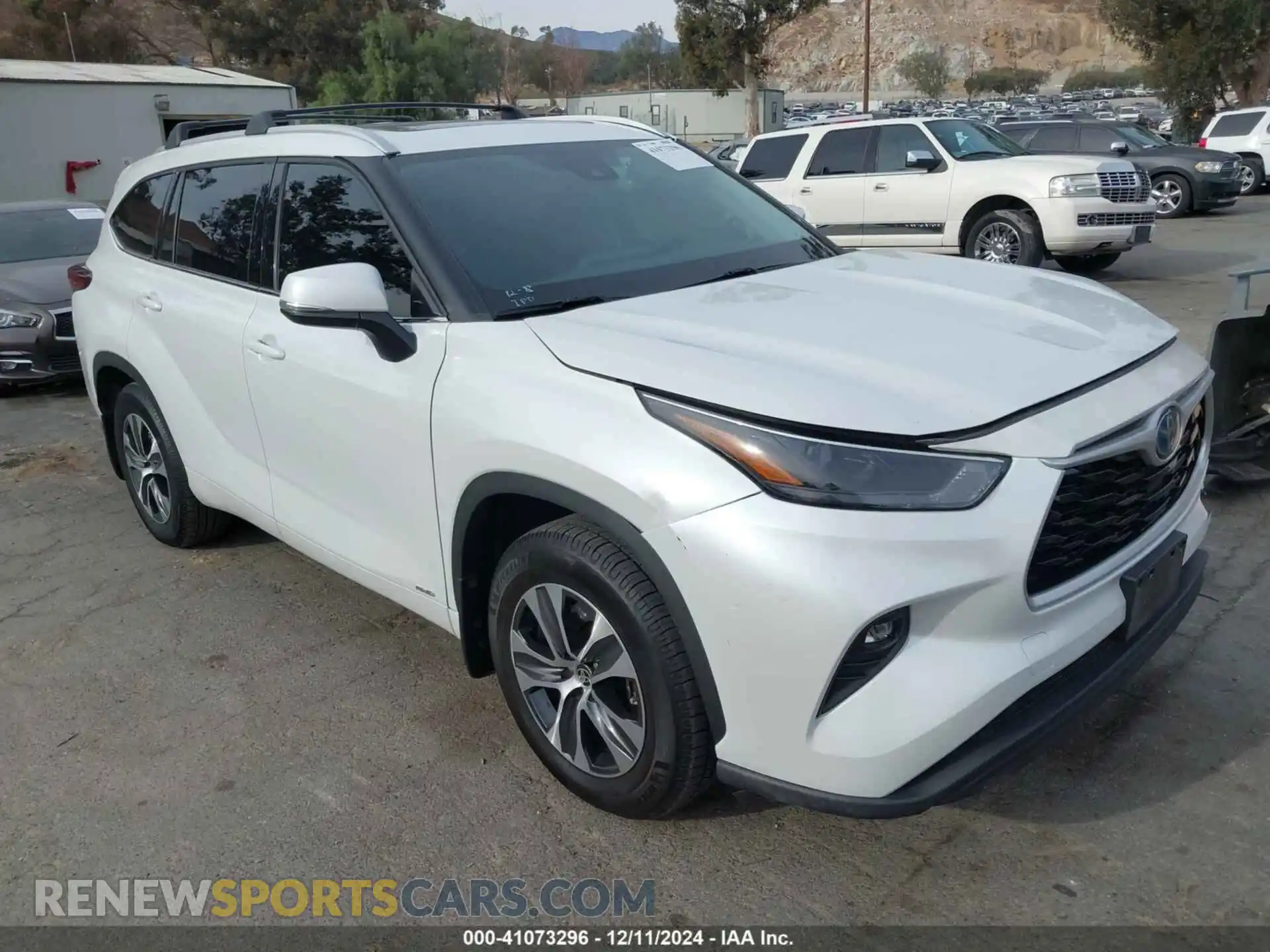 1 fotografías del automóvil dañado 5TDHBRCH2NS539419 TOYOTA HIGHLANDER 2022