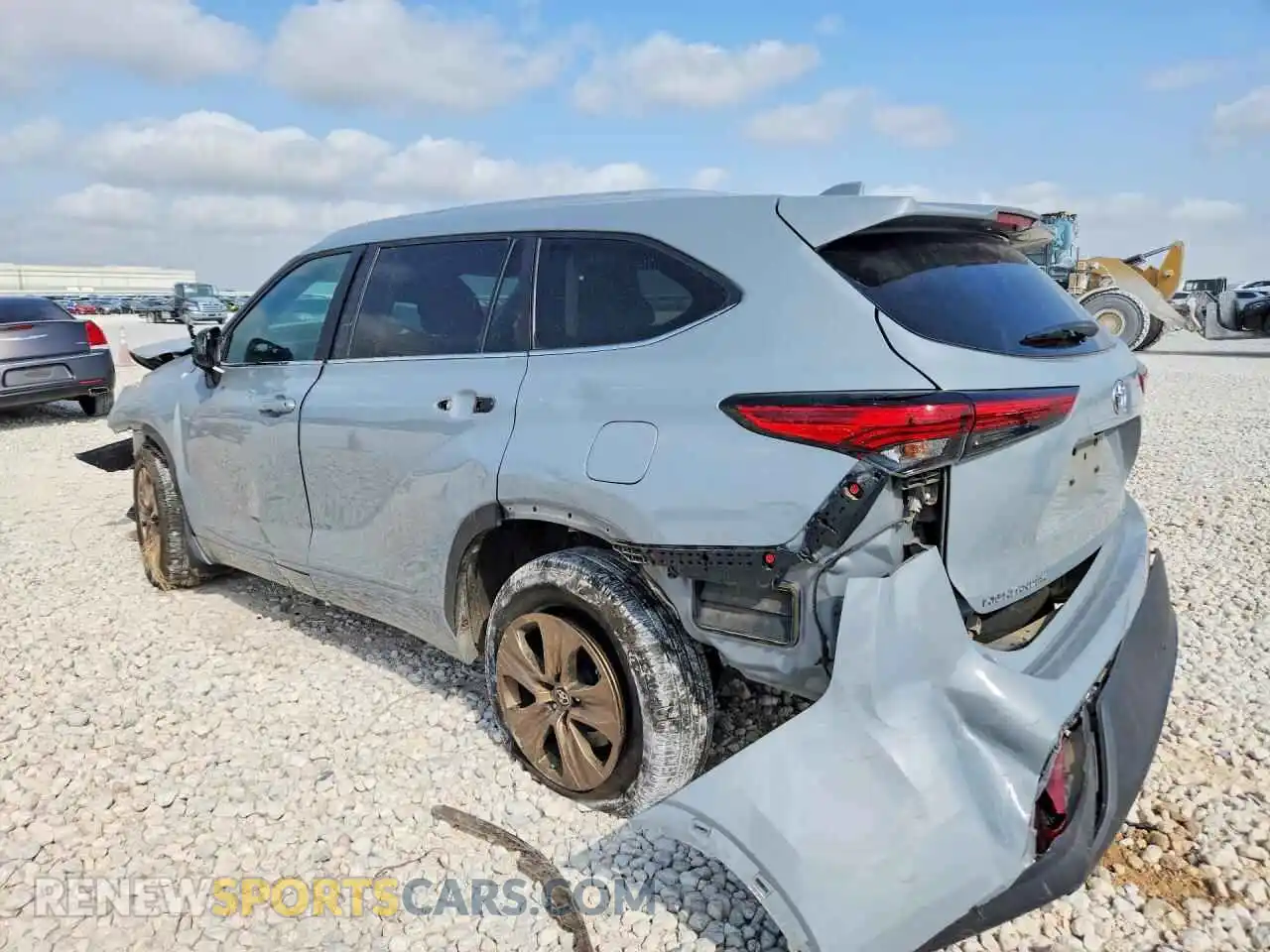 2 Photograph of a damaged car 5TDAARAH4PS517822 TOYOTA HIGHLANDER 2023