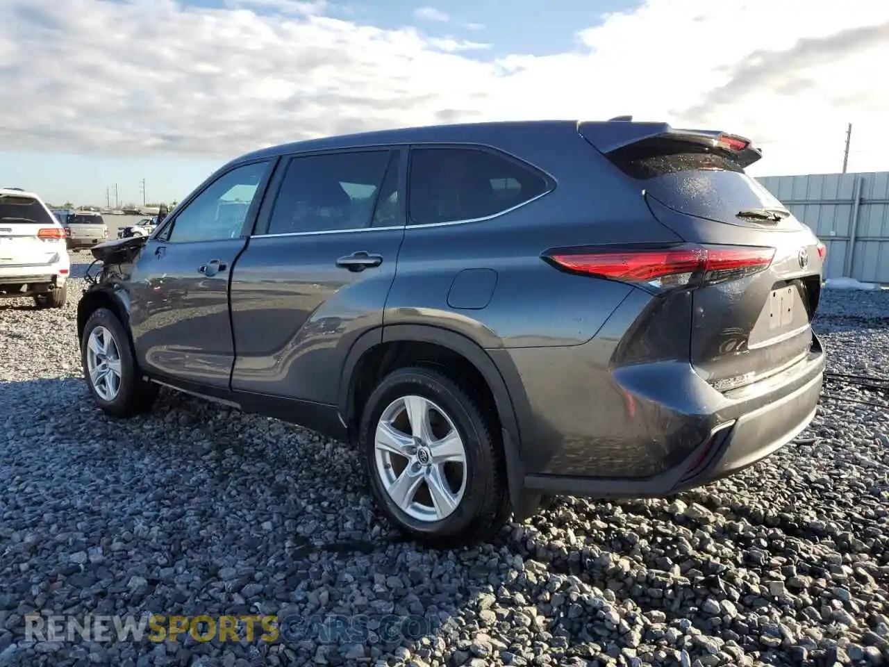 2 Photograph of a damaged car 5TDBBRCH2PS111231 TOYOTA HIGHLANDER 2023