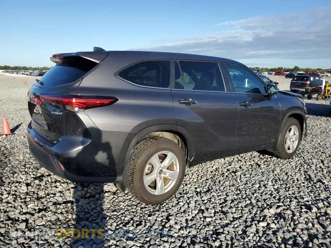 3 Photograph of a damaged car 5TDBBRCH2PS111231 TOYOTA HIGHLANDER 2023