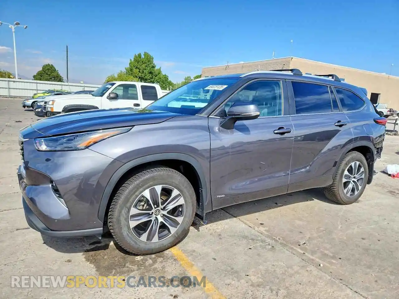 1 Photograph of a damaged car 5TDKBRCH5PS119422 TOYOTA HIGHLANDER 2023