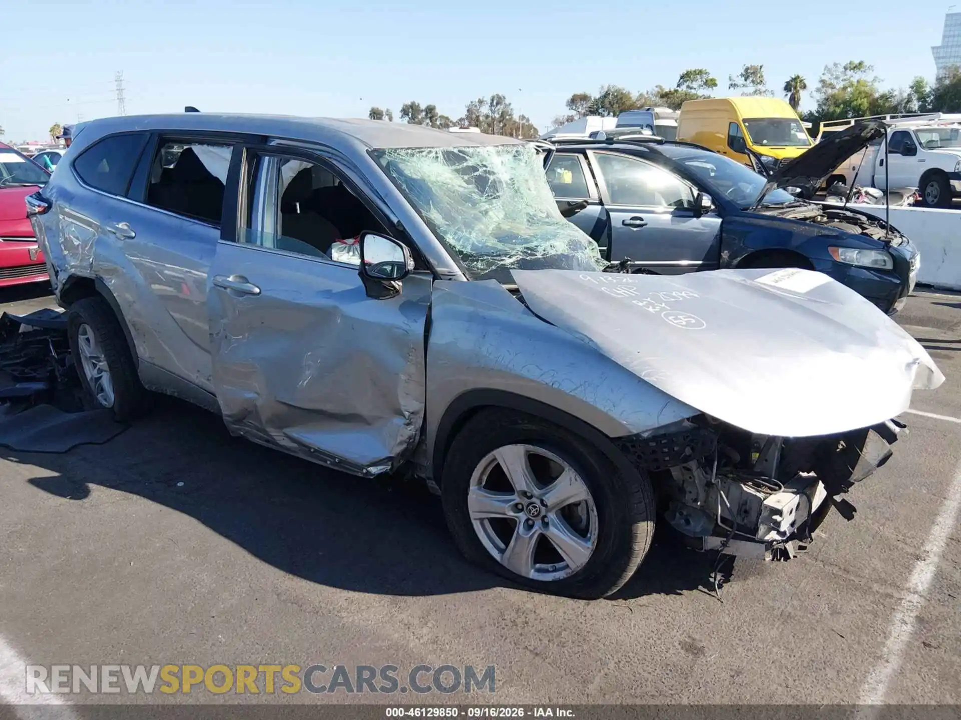 1 fotografías del automóvil dañado 5TDKDRAH1PS502044 TOYOTA HIGHLANDER 2023