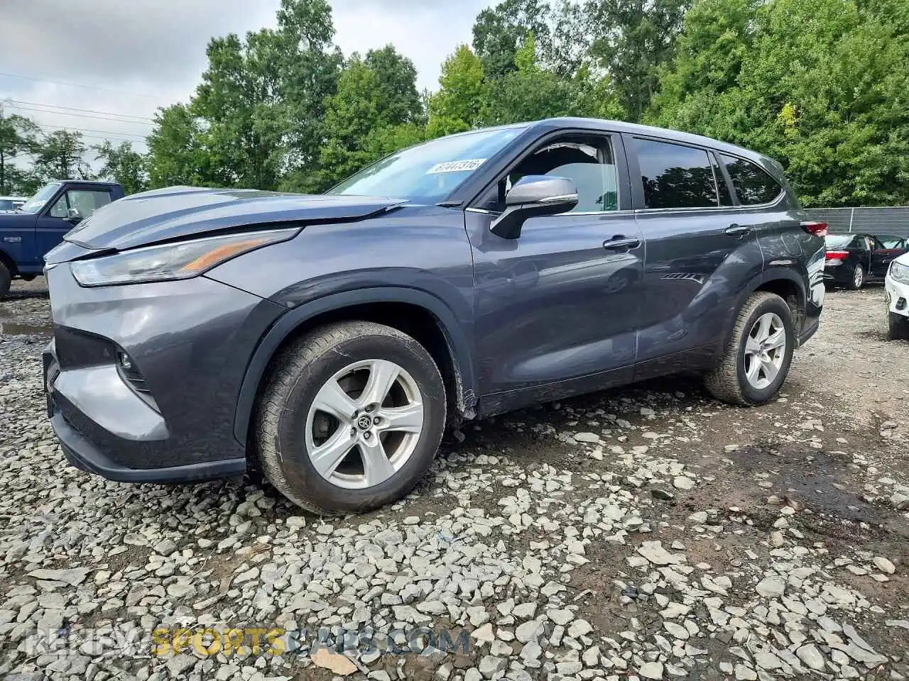 1 Фотография поврежденного автомобиля 5TDKDRAH1PS503582 TOYOTA HIGHLANDER 2023