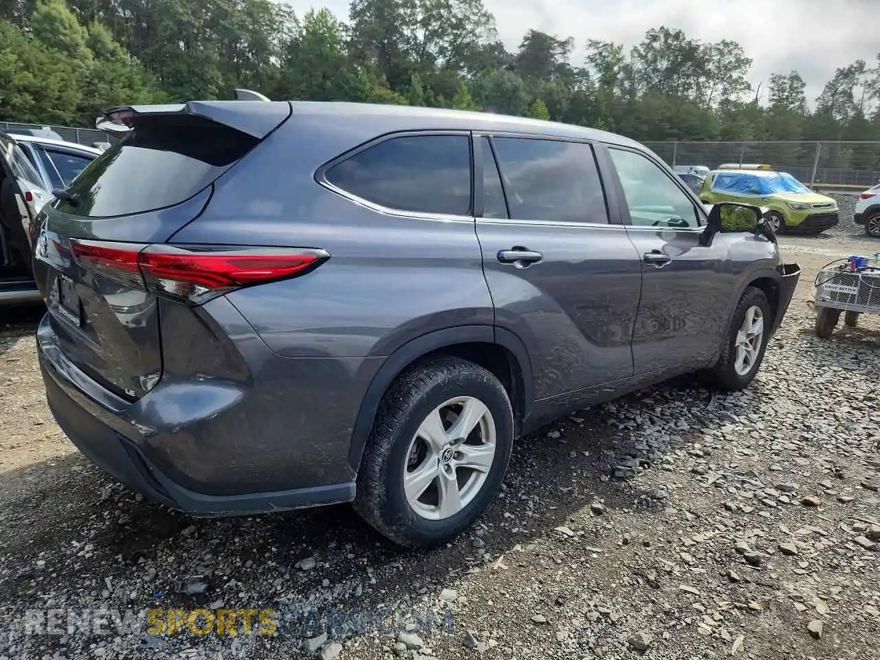 3 Фотография поврежденного автомобиля 5TDKDRAH1PS503582 TOYOTA HIGHLANDER 2023