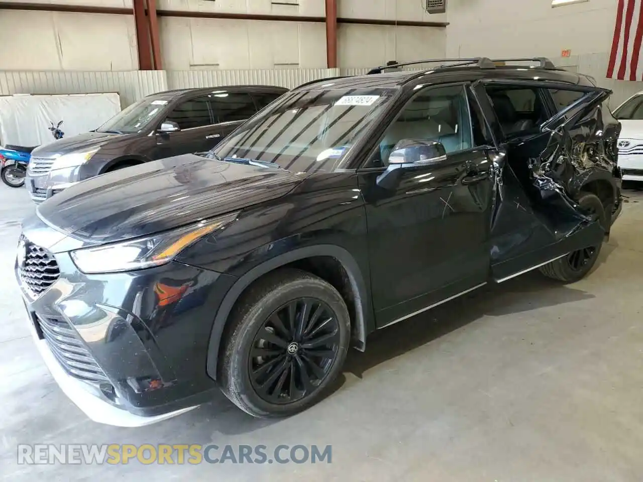 1 Photograph of a damaged car 5TDKDRAH2PS017959 TOYOTA HIGHLANDER 2023